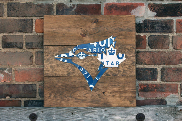 Blue Jays license plate art