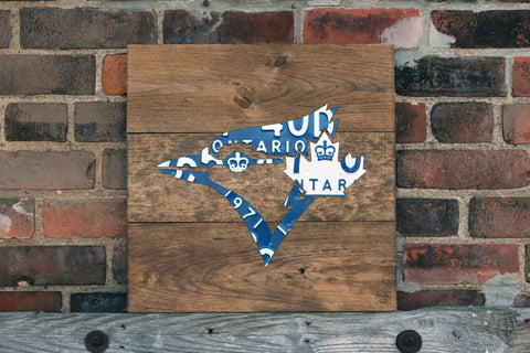 Blue Jays license plate art